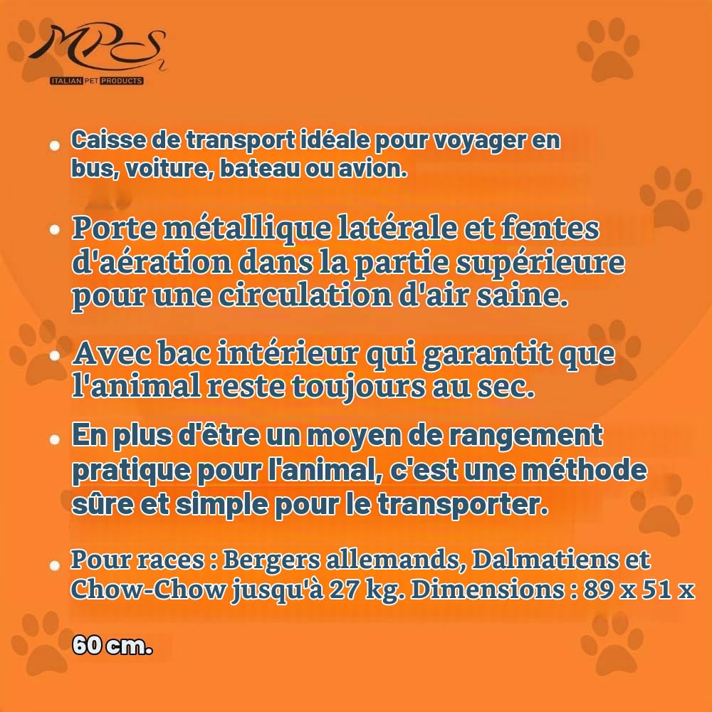 Ferribiella - Transportin Pet Carrier para Perro - 89x51x60 cm,