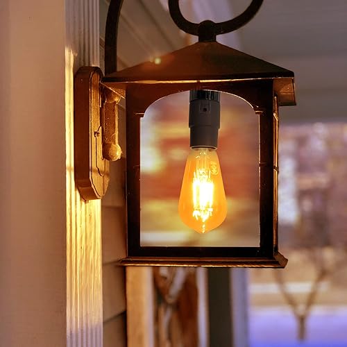 Miniatura 6 de Enchufe de sensor del atardecer al amanecer, enchufe de sensor de luz para accesorios de luz, adaptador de enchufe de bombilla E26 compatible con