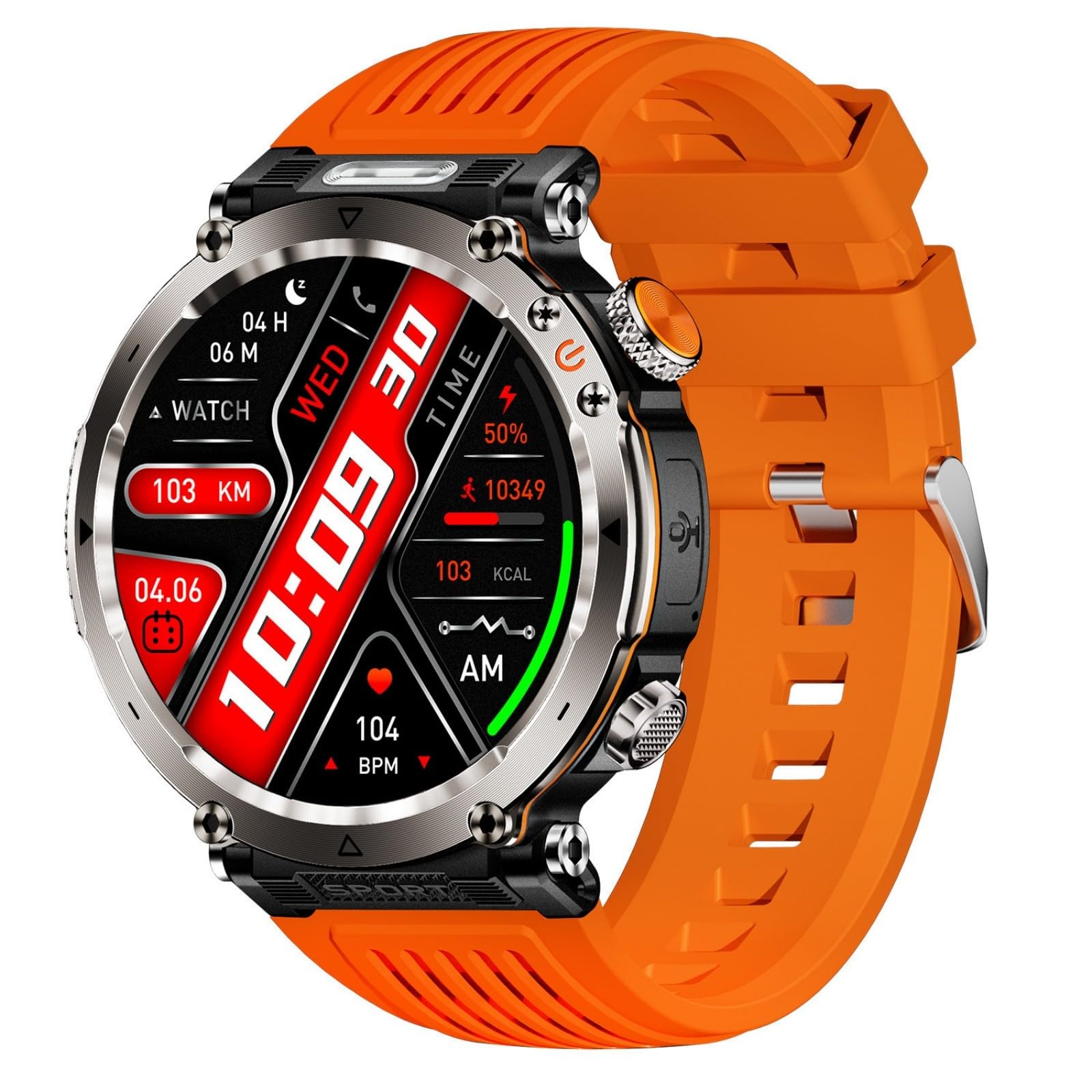 Reloj Inteligente para Hombres Y Mujeres, Reloj De Fitness,Resistente Al Agua, Llamadas Bluetooth, Pantalla Grande De 1,7 Pulgadas,para Android iOS