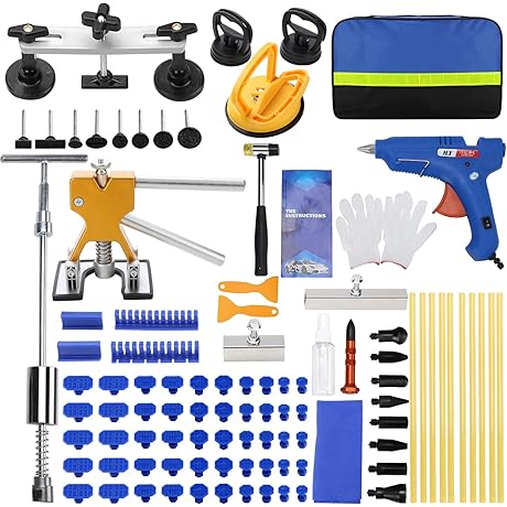 97PCS Auto Body Dent Repair Tool Kit: Eliminate Dents Effortlessly