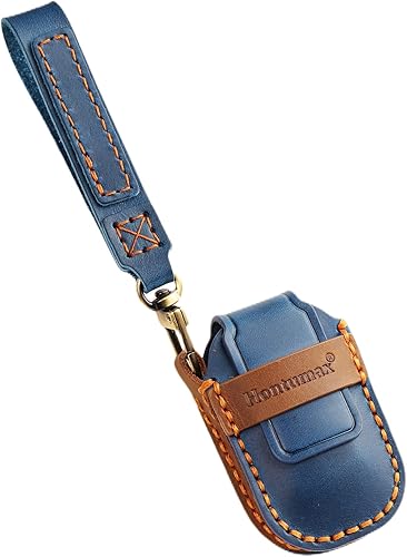 Miniatura 4 de Funda de cuero genuino para llavero de automóvil con llavero para Honda Civic Accord Pilot CRV Pilot Passport (2022-2023 2024) Funda protectora de