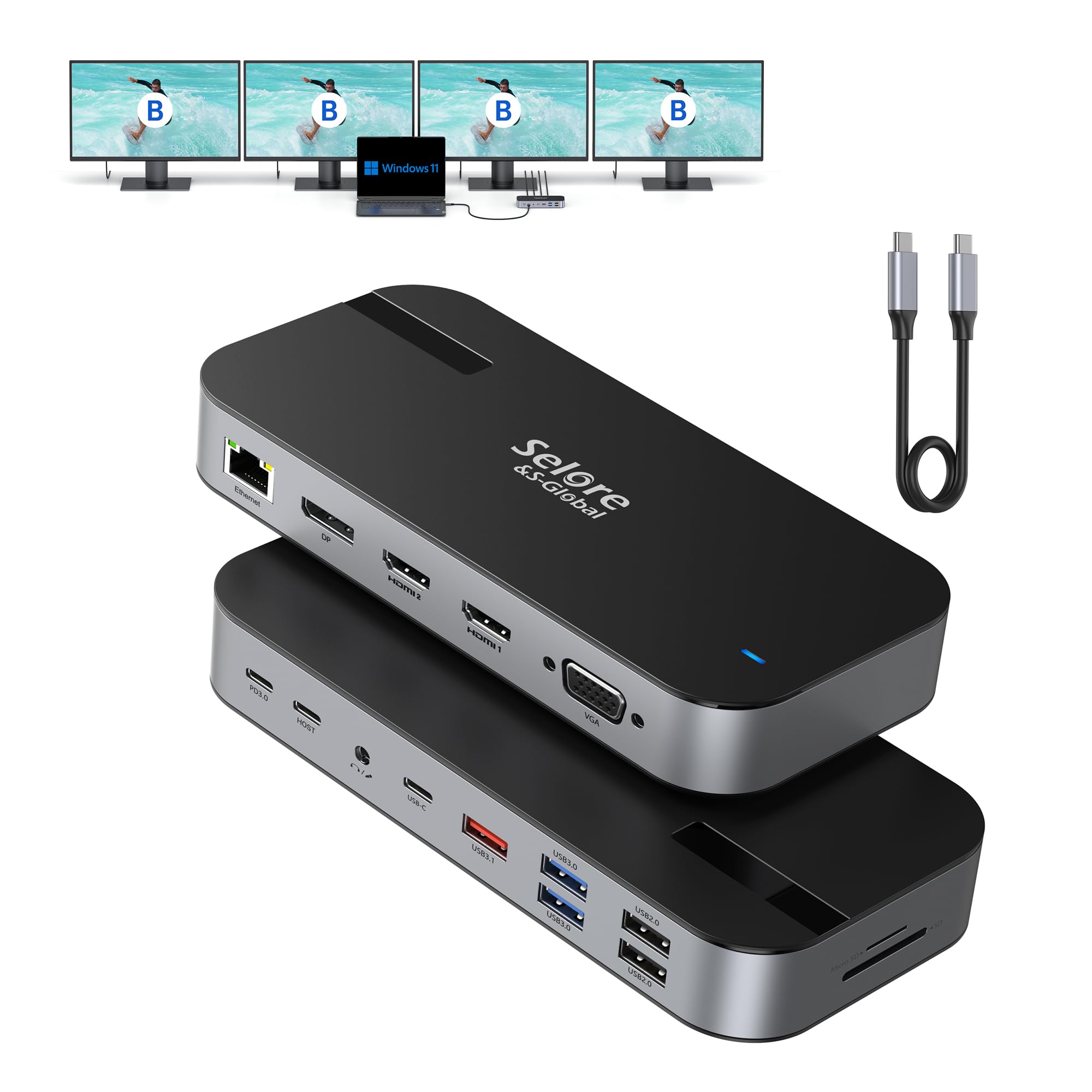 Amazon.co.jp: USB Cドッキングステーション。 : パソコン・周辺機器