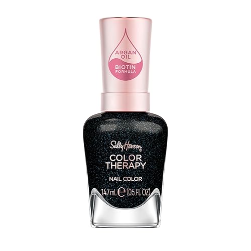 Miniatura 154 de Sally Hansen Nail Treatment Color Therapy Base Coat Infundido con aceite de argán Uñas saludables de larga duración, fortalecimiento y nutrición