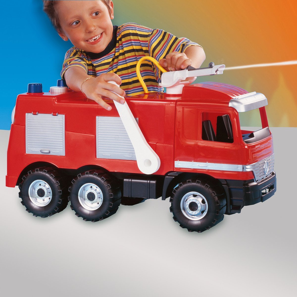 Lena Starke Riesen Feuerwehr Spielauto, rot