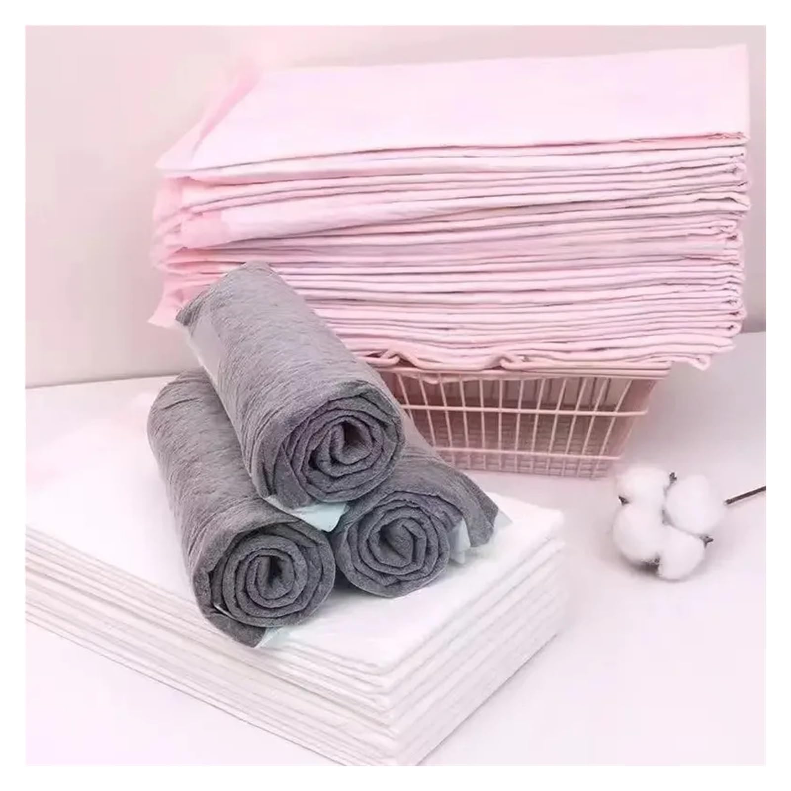 Hundewindeln, Welpen-PIPI-Pads, schnell trocknende Oberflächenmatte, sauberes Kissen, Hundezubehör(Blue,20pcs 60x90cm)