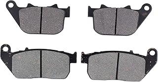 MOTOKU Front and Rear Brake Pads for Sportster 883 SuperLow Custom Sportster 1200 Nightster 2004-2013