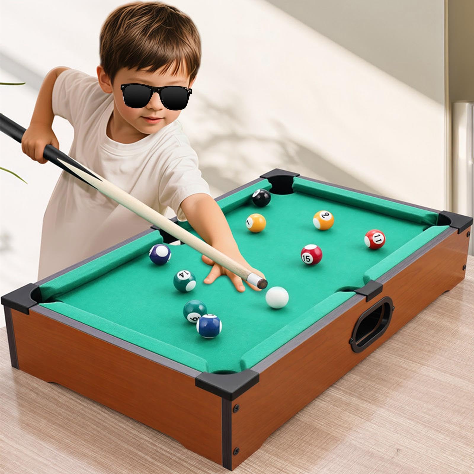 Ensemble de Billard pour Enfants, Mini-Billard pour Parents et Enfants, Famille