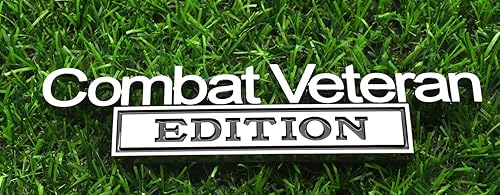 Miniatura 5 de 1 emblema de edición de veterano de combate, calcomanías en relieve 3D, calcomanías exteriores para camionetas, insignias de repuesto para F150 F250