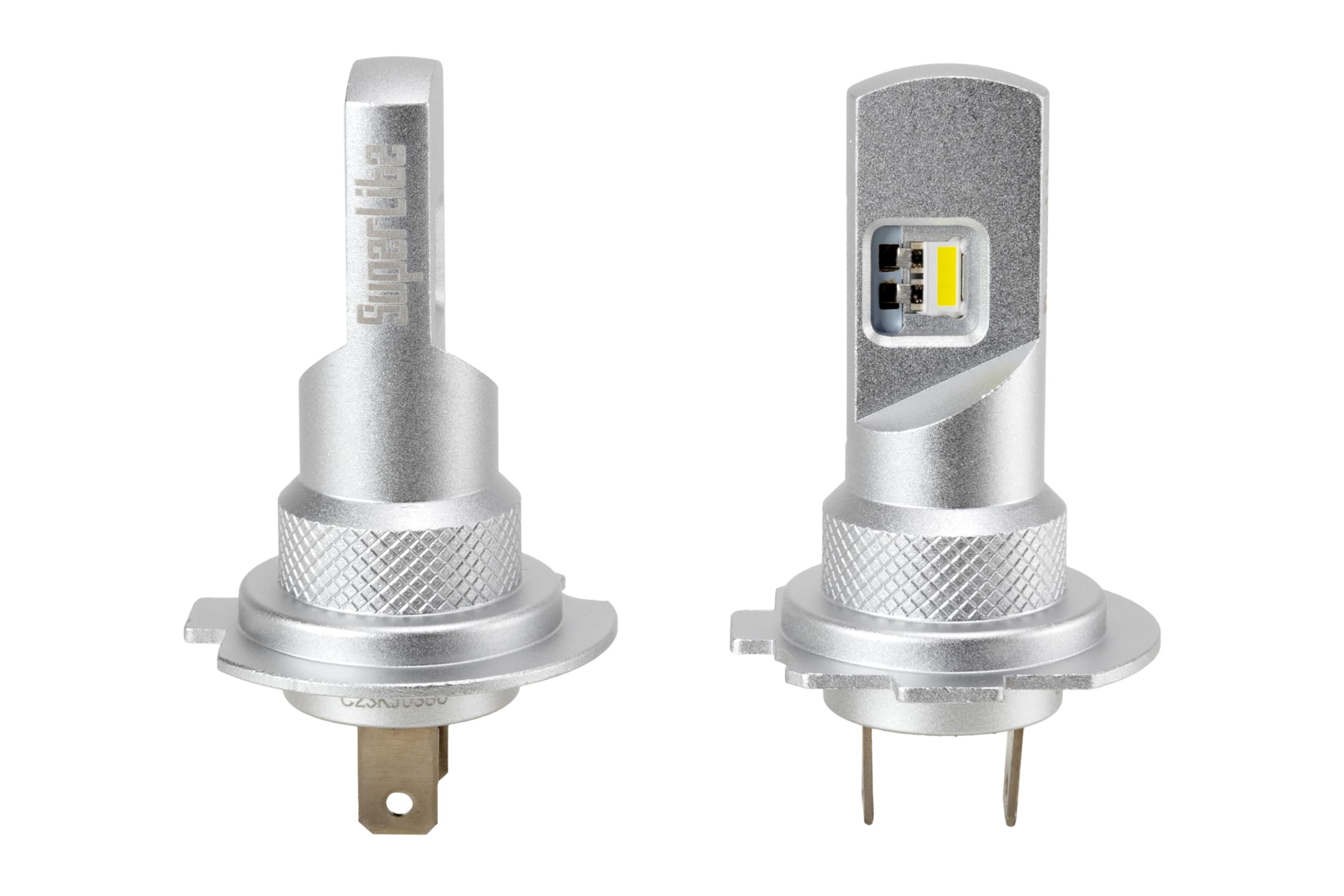 Kit de Lámparas Conversión Halógena to LED H7 Plug & Play Gold Series 6500K / 10000 Lumens / 12-24V / 18W Para Coche, Moto y Camión