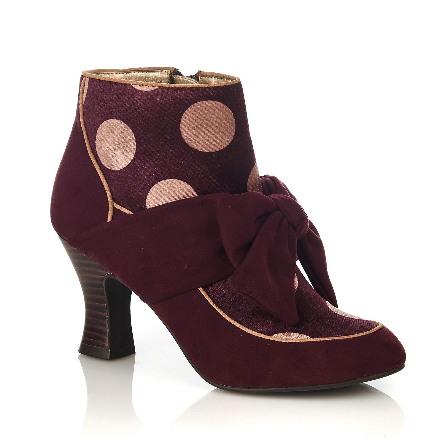 Botas granate Ruby Shoo Seren mujer: calzado cómodo y elegante para vestir 5