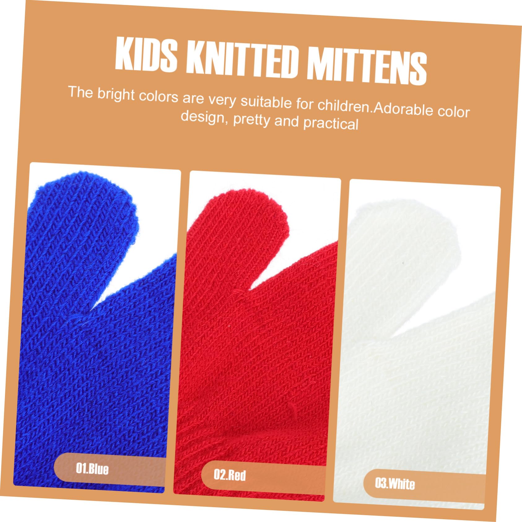 CALLARON Handschuhe Babys Fäustlinge Kalt Kind Stiefeletten Weihnachtsstrumpffüller Mütze Strickhandschuh Warmer Winterhandschuh Gestrickt Fleece Gefüttert Acrylgarn