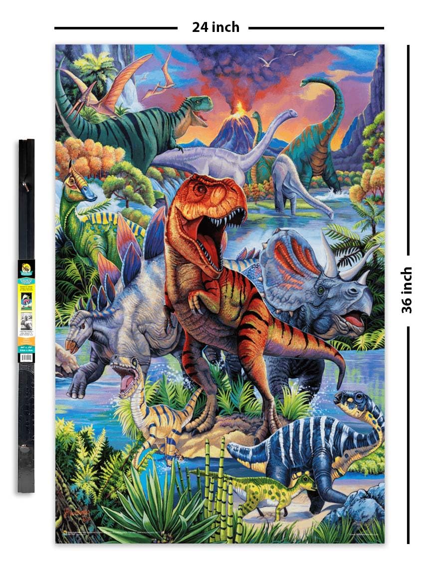 Amazon.com: Scorpio Posters Dinosaurs by Jenny Newland Art Poster