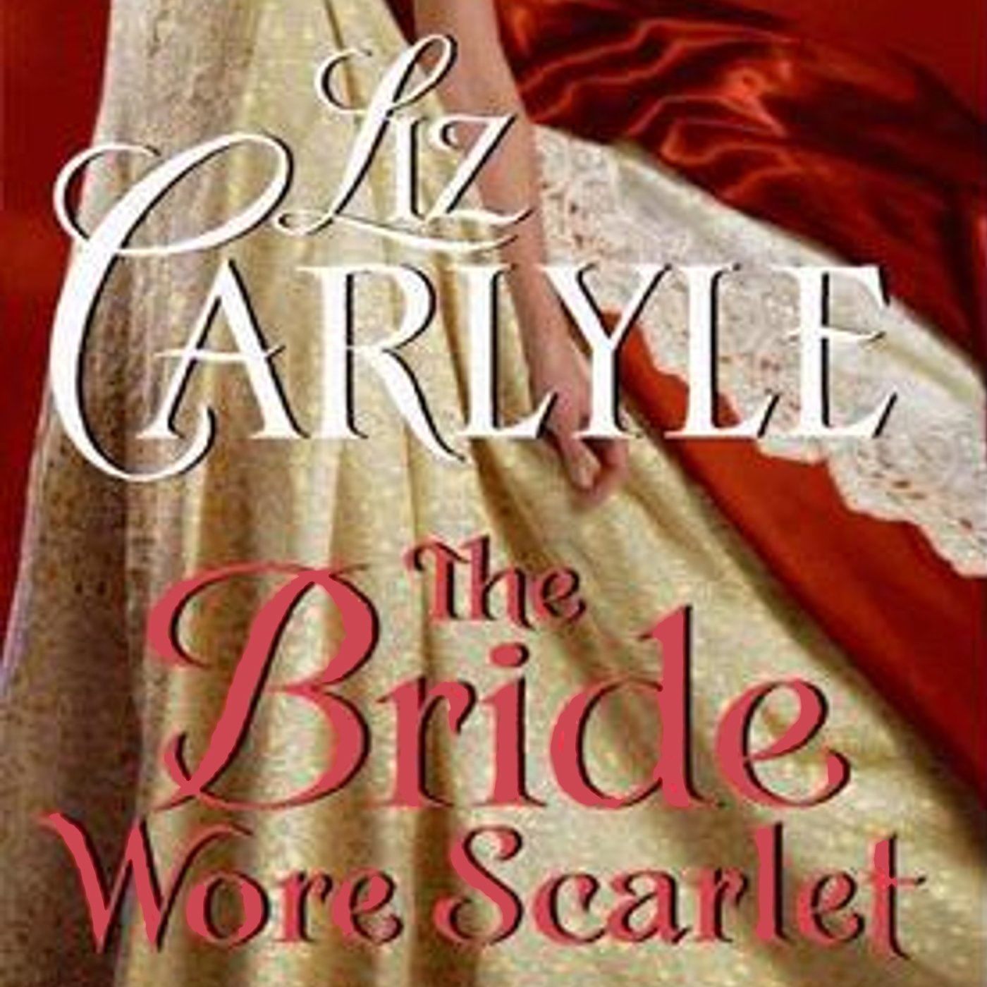 Cover art for The Bride Wore Scarlet