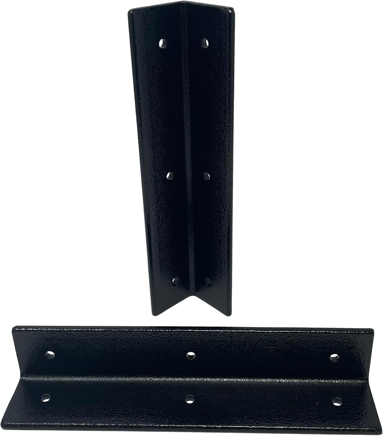 CounterBalance Stair Tread Bracket, Powdercoated Black, Import. Set of 6