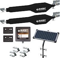 Ghost Controls TDS2XP Solar Dual Swing Gate Opener Kit - Heavy Duty for 20ft Gates Up to 900lbs per Leaf