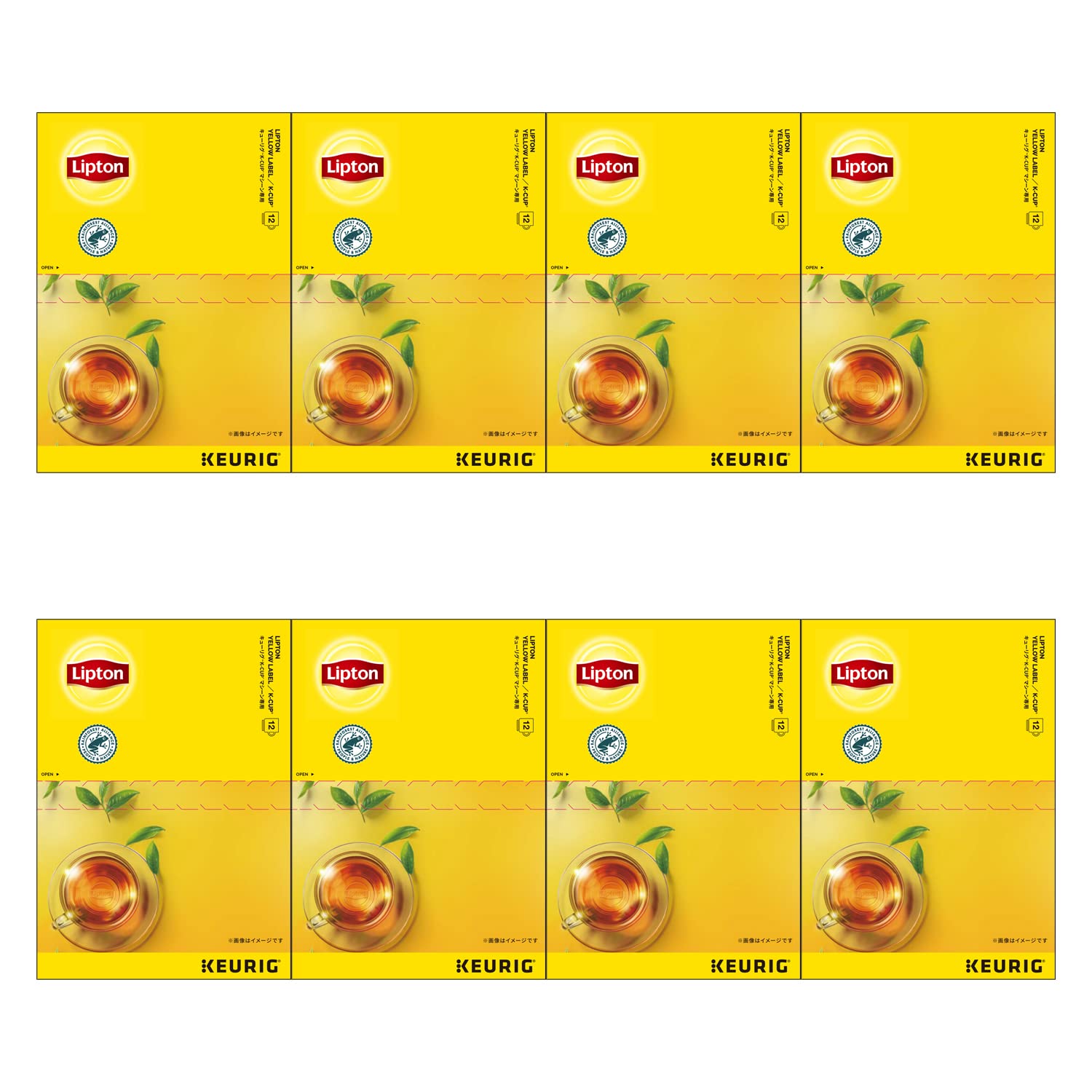 Amazon.co.jp: K-Cup リプトンイエローラベル(3.5g×12)×8個 : 食品