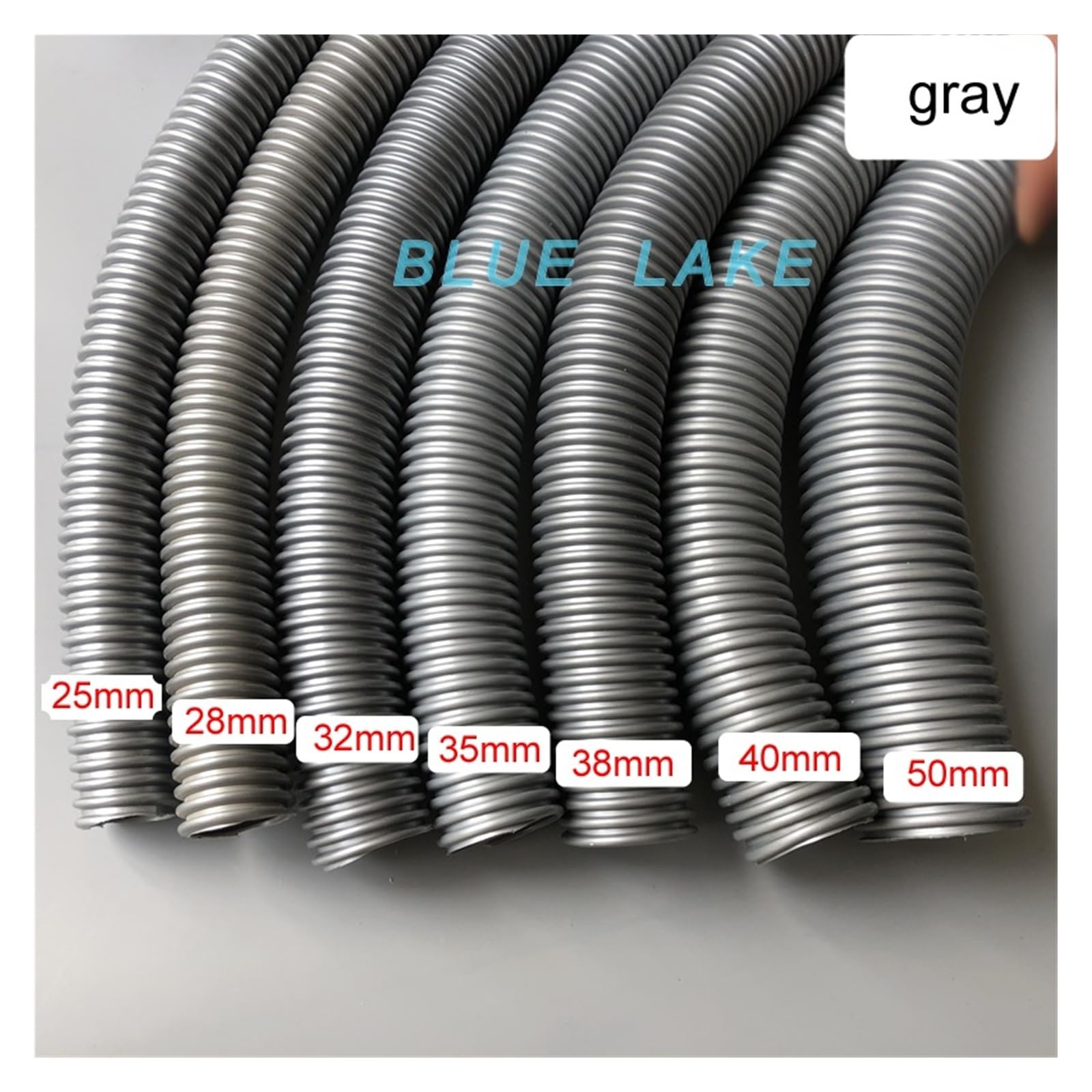 Aspirapolvere Generico Tubo Flessibile Interno 25mm 28mm 32mm 35mm 38mm 40mm 50mm Soffietto Cannucce Parti Durevoli For Aspirapolvere(ID 40mm OD48mm x8m)
