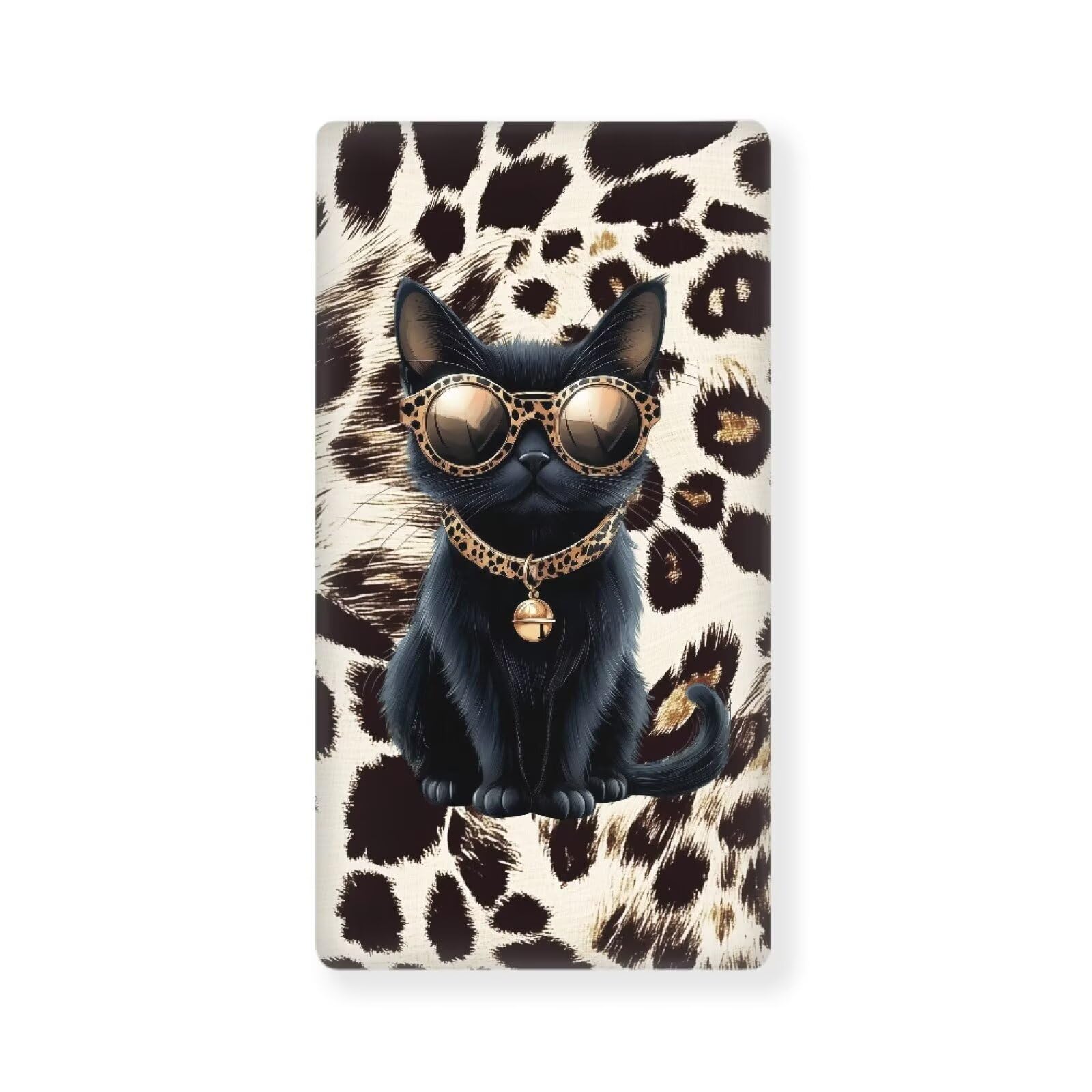 Cute Cat Crib Sheets for Baby Girls Super Soft Standard Crib Mattress Cover Cow Print Breathable Fitted Crib Sheet (28''x 52''), Cute Kitten Home Decor