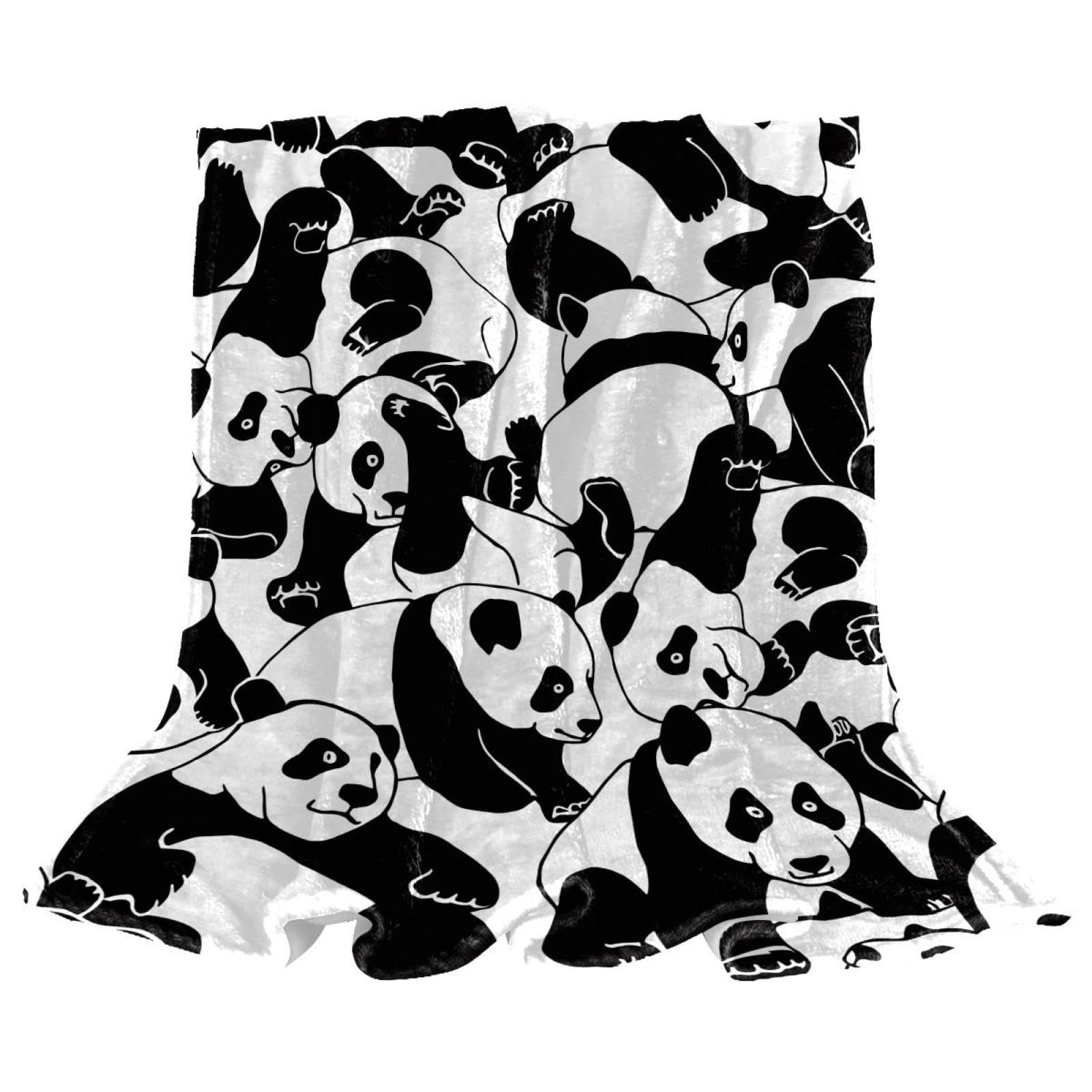 Couverture polaire panda pour des soirées cocooning dans votre salon