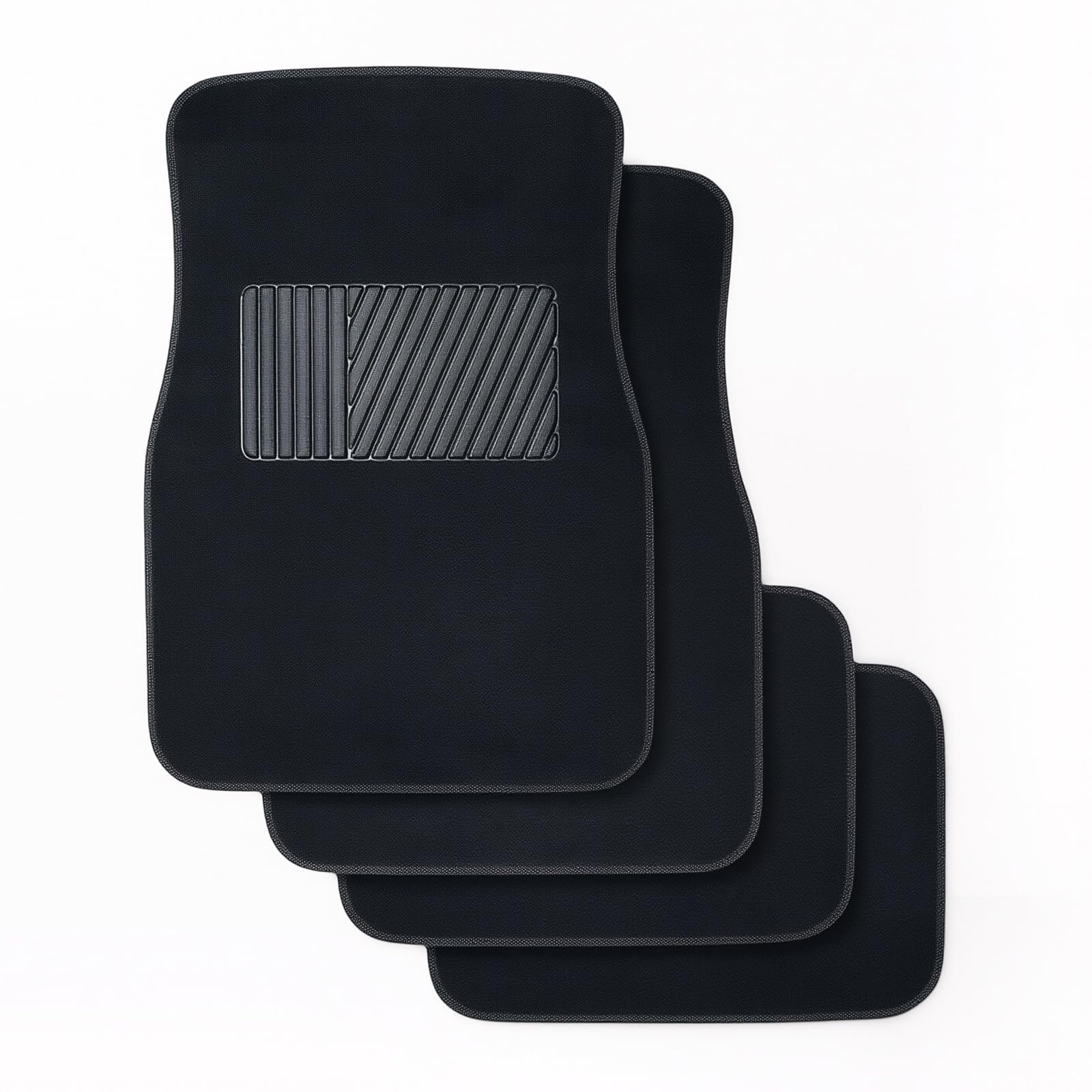Tapis De Sol De Voiture Pour Mini John Cooper Works F54 F55 F56 F57 F60 LHD, Tapis De Sol En Cuir Sur Mesure Avant Et Arrière Moquette Intérieur Imperméable Antidérapant Accessoires,C Black+White