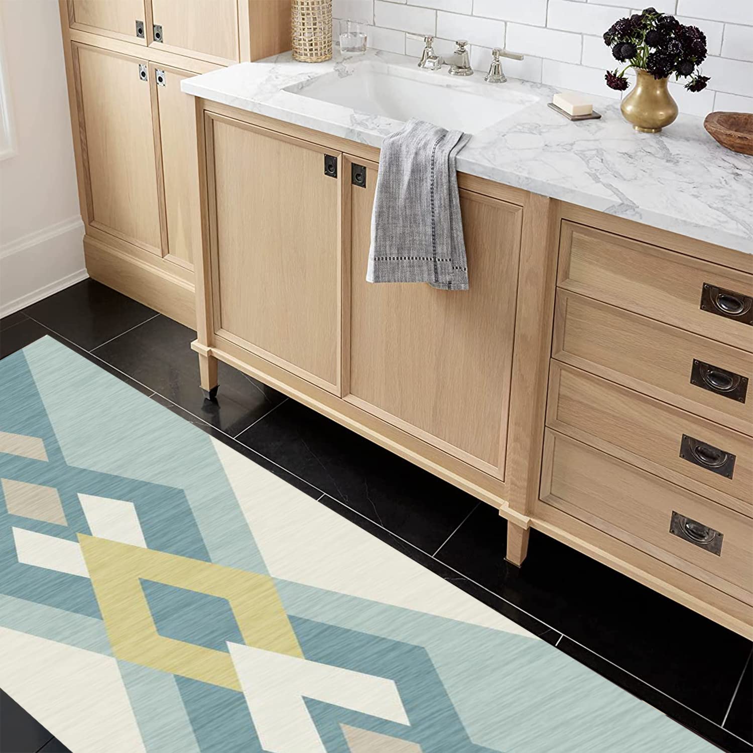 Générique Tapis de lit en Laine, qualité supérieure, Tapis à Poils Longs, Facile d'entretien, pour Chambre, Salle à Manger, Couloir - 40x500cm