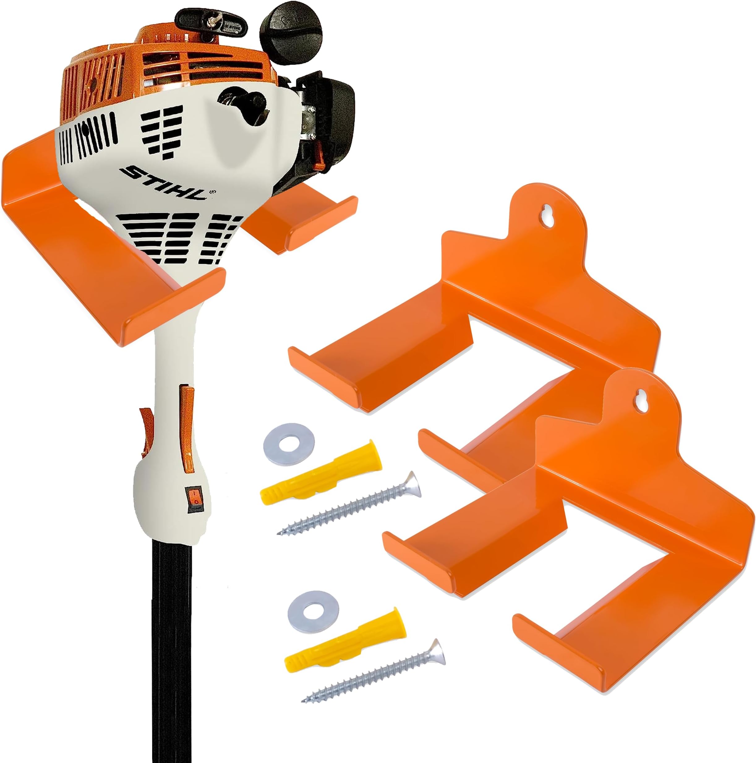 Sowl Trimmer Rack Garage Storage Hanger for String Trimmers