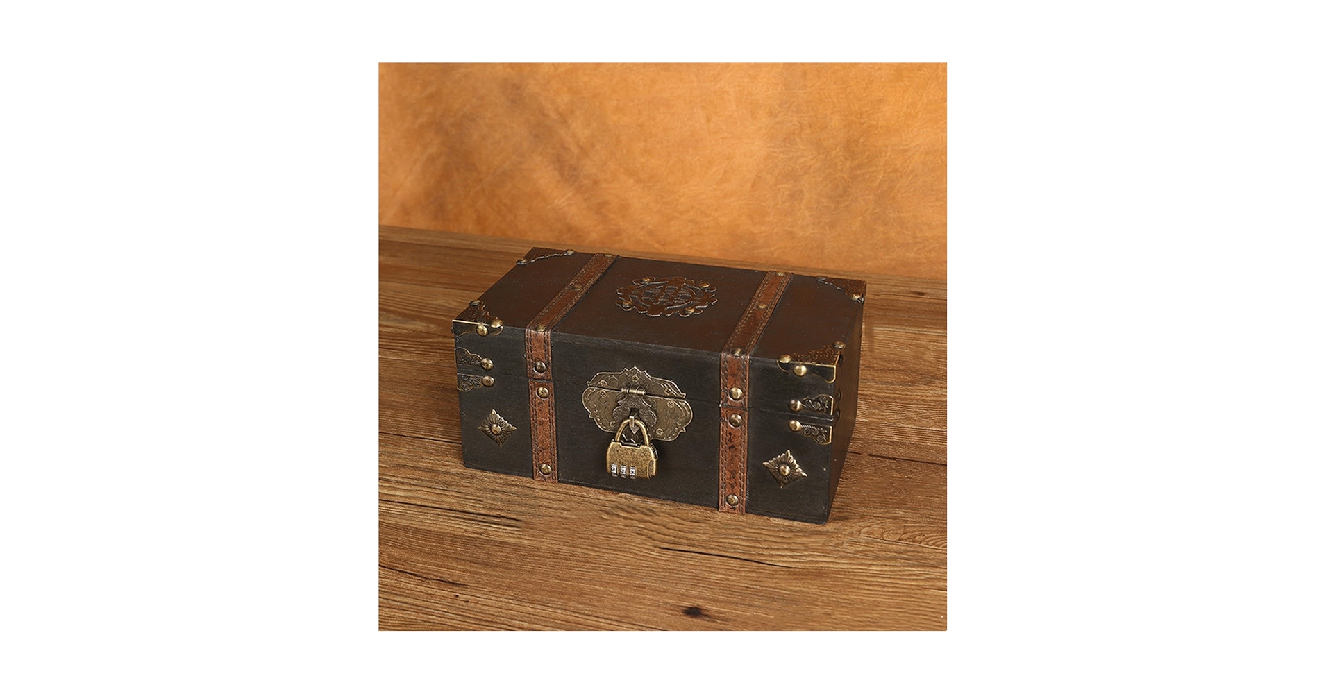 Amazon.co.jp: 木製宝箱 木製コンパニオンギフトオーガナイザー