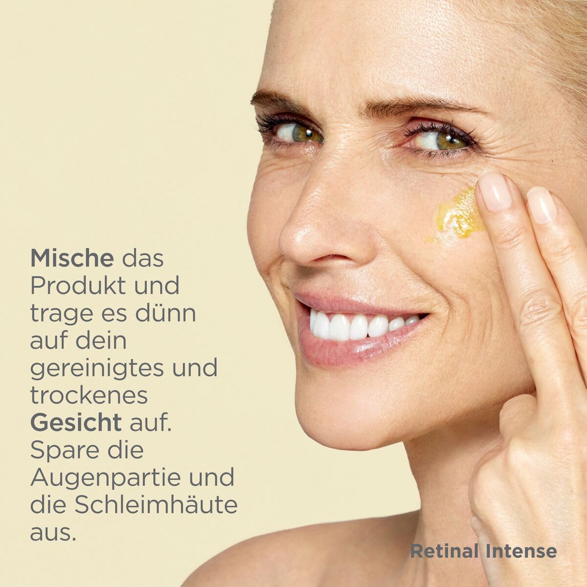 ISDINCEUTICS Retinal Intense - Retinal Serum & Anti-Aging Nachtserum - Mit Retinaldehyd & Melatonin - Glättet Falten, Beschleunigt Hauterneuerung - Zweiphasig, 50ml