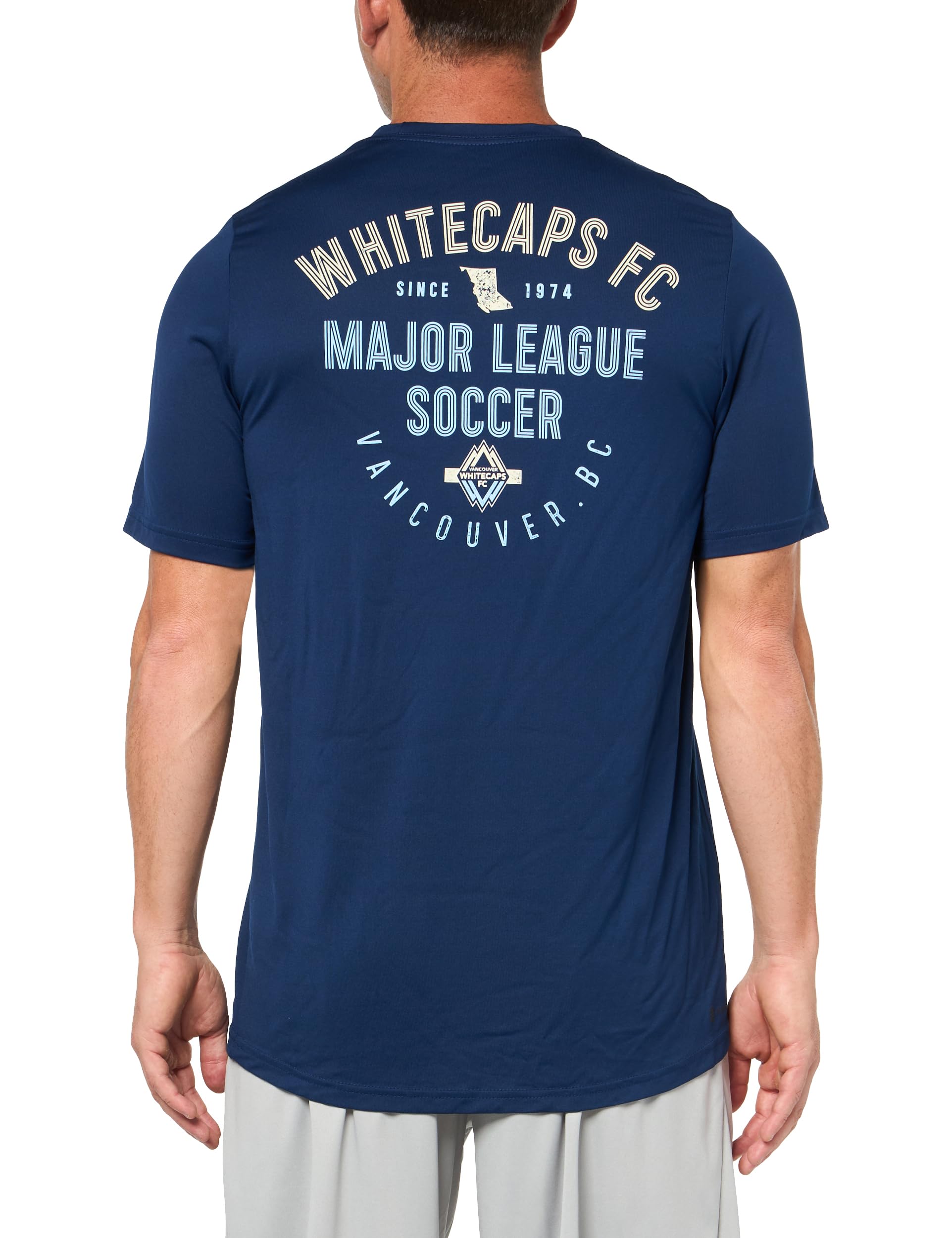 adidas Vancouver Whitecaps Short Sleeve Pre Game T-Shirt Mężczyźni Vancouver Whitecaps Short Sleeve Pre-game T-shirt