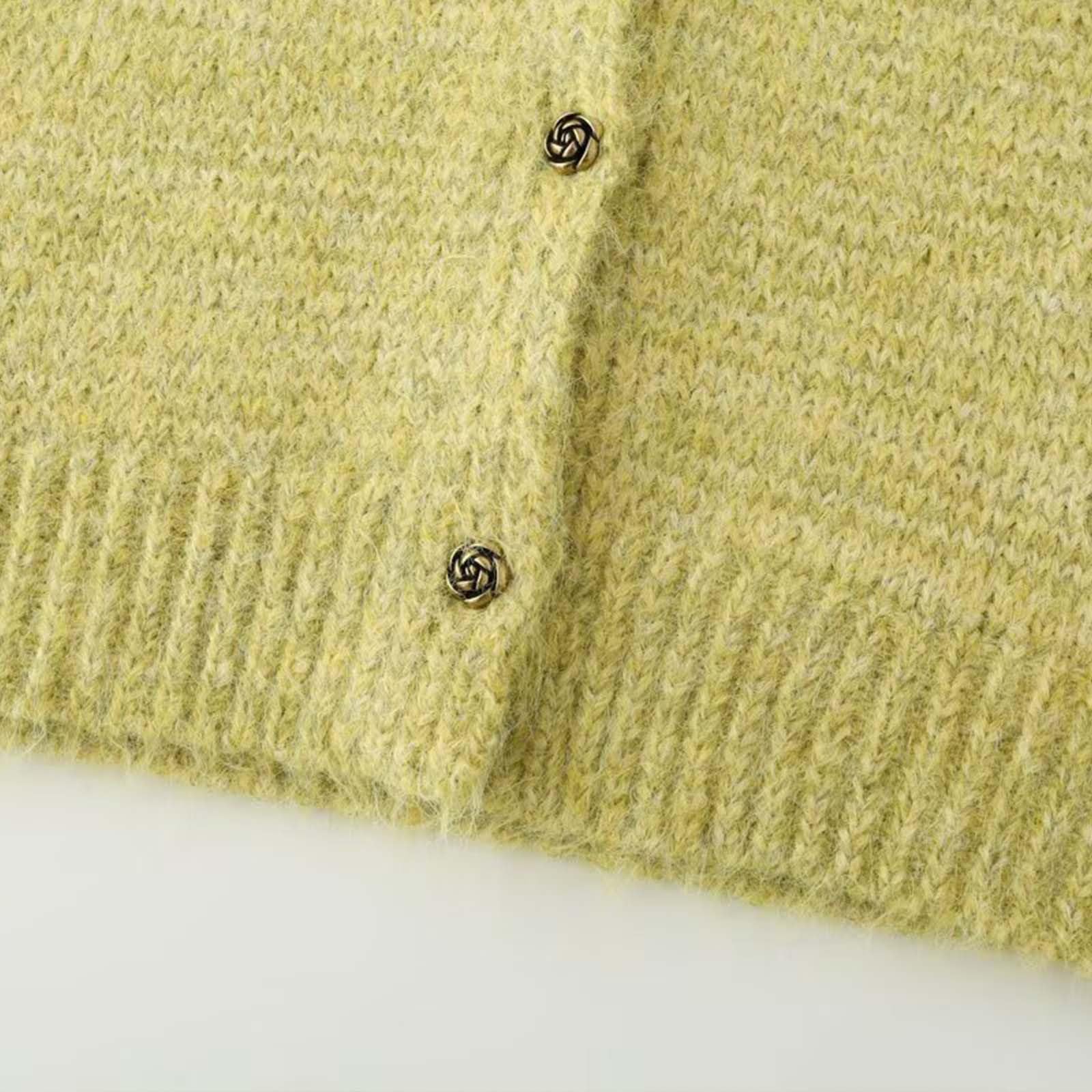 Cardigan Femme Court, Gilet Femme Cachemire,Tenue RéTro DéContractéE pour Femme : Gilet Cardigan à Fleurs