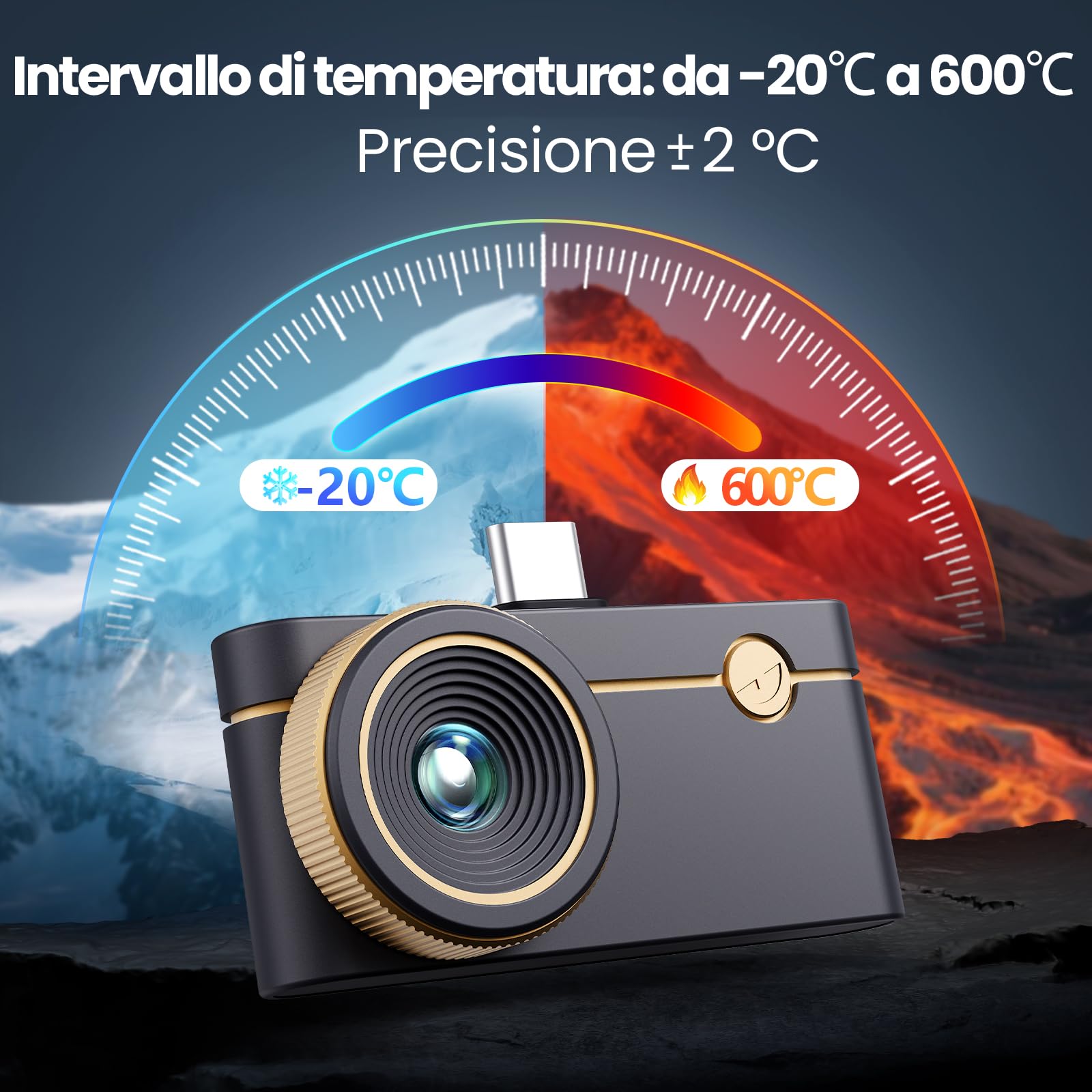 Fotocamere Termiche Thermal Master P3 per iPhone 15/16 e Android fotocamera a infrarossi Messa a fuoco regolabile X³ risoluzione IR 512x384, -20℃-600℃ PCB ispezione