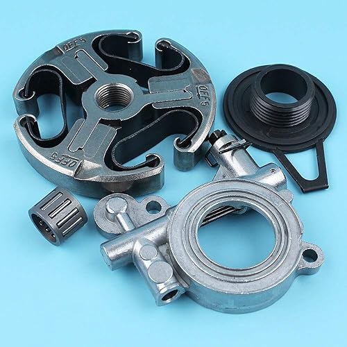 Miniatura 1 de Fricgore Spare Parts for Clutch Oil Pump Worm Gear Needle Bearing Kit for Husquarna 362 365 371 372 Chainsaw #586798401 Moto Sierra Gasolina