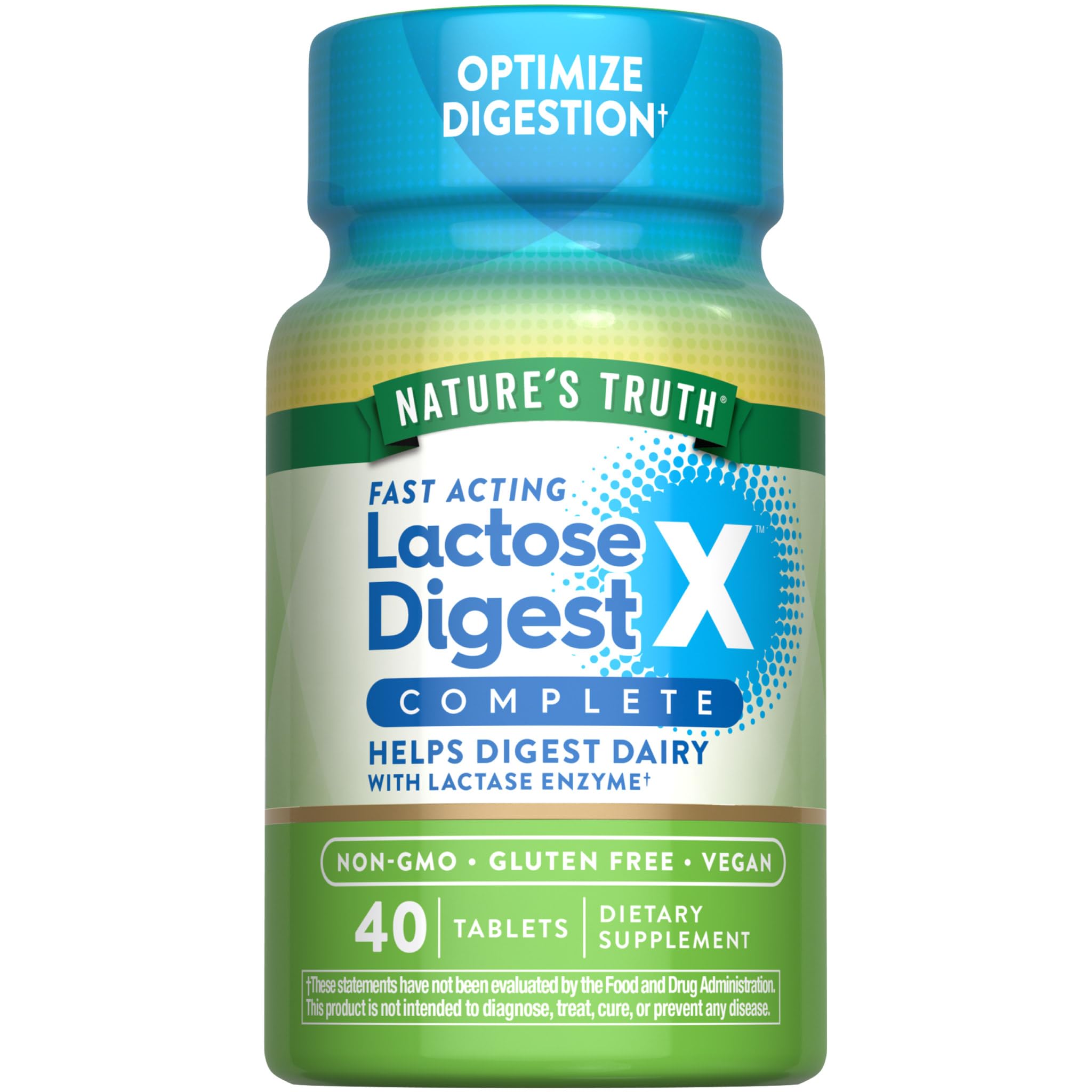 Nature's Truth Lactose Digest Pills Fast Acting | for Adults
