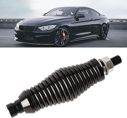 Miniatura 5 de Soporte de antena de radio CB, soporte de resorte de antena estable negro partido resistente para vehículo