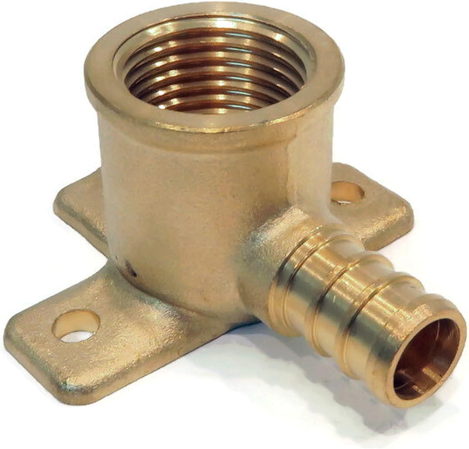 1/2" Pex Brass Drop Ear Elbows Crimp Barbed Fittings