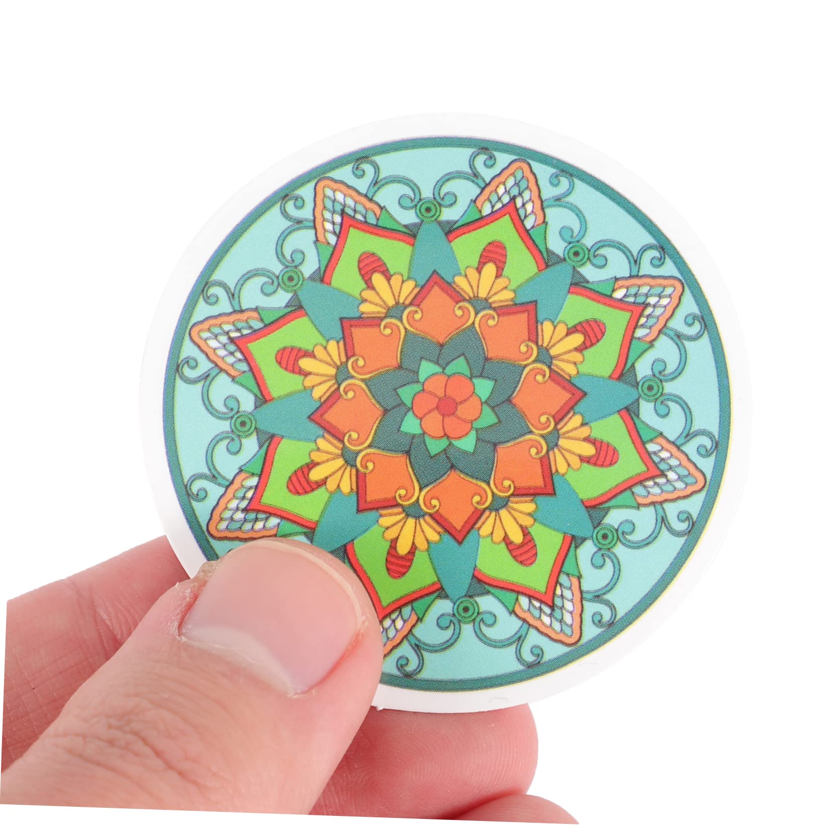 Abaodam 10sets Adesivi Mandala Decorativi Per Laptop Bottiglie e Valigie Di Stickers Colorati e Chic Per Scrapbooking e Regali Design Unici e Materiali Resistenti