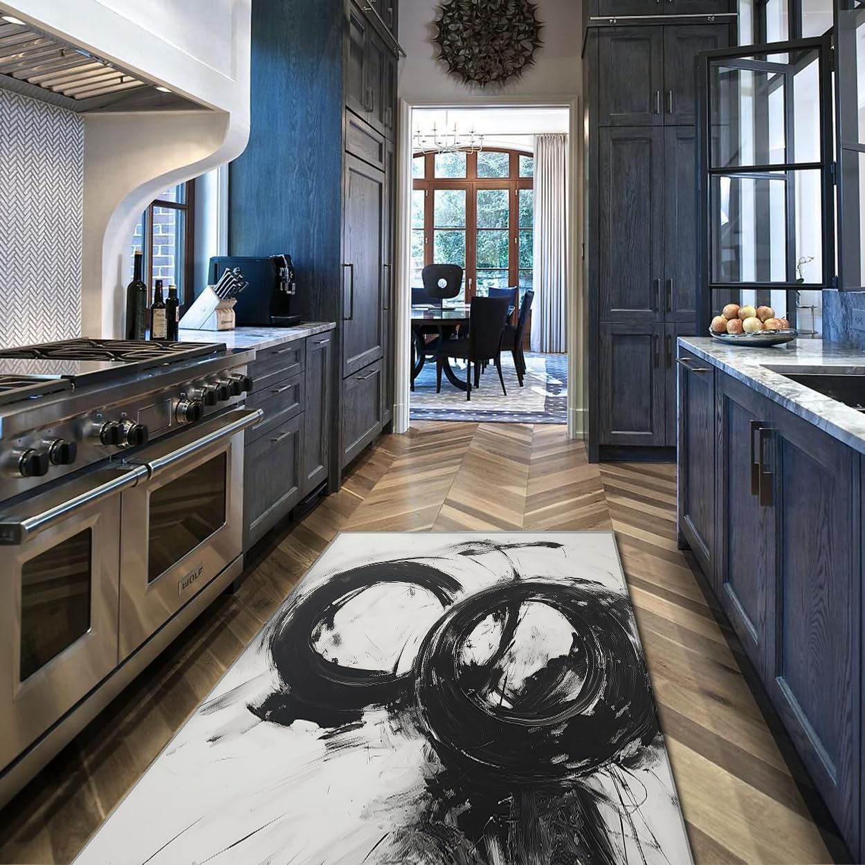 Tapis de porte lavables pour l'entrée du salon au design moderne 200x300cm
