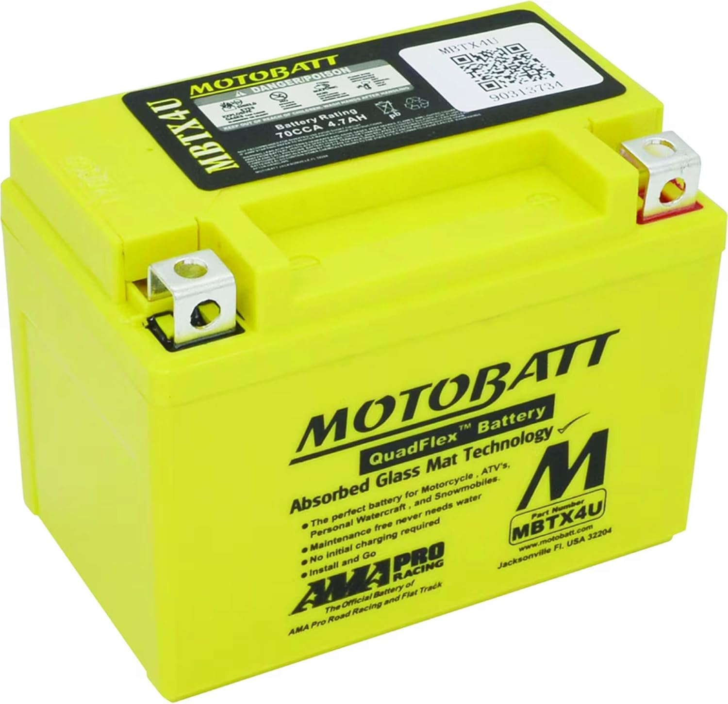 Motobatt MBTX4U Battery