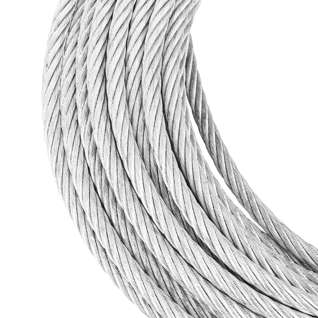 Seilzug 800 kg Handwinde mit 20 m Stahlseil und Sicherheitsverriegelung, Aluminiumgehäuse, geeignet für Forstwinde, Kettenzug, Flaschenzug, Heben, Ziehen, Bergen, Schleppen im Auto, Boot