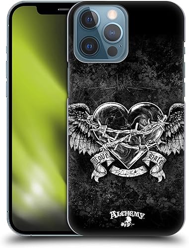 Head Case Designs Officially Licensed Alchemy Gothic Black Romance Wing Hard Back Case Compatible with Apple iPhone 13 Pro Max
