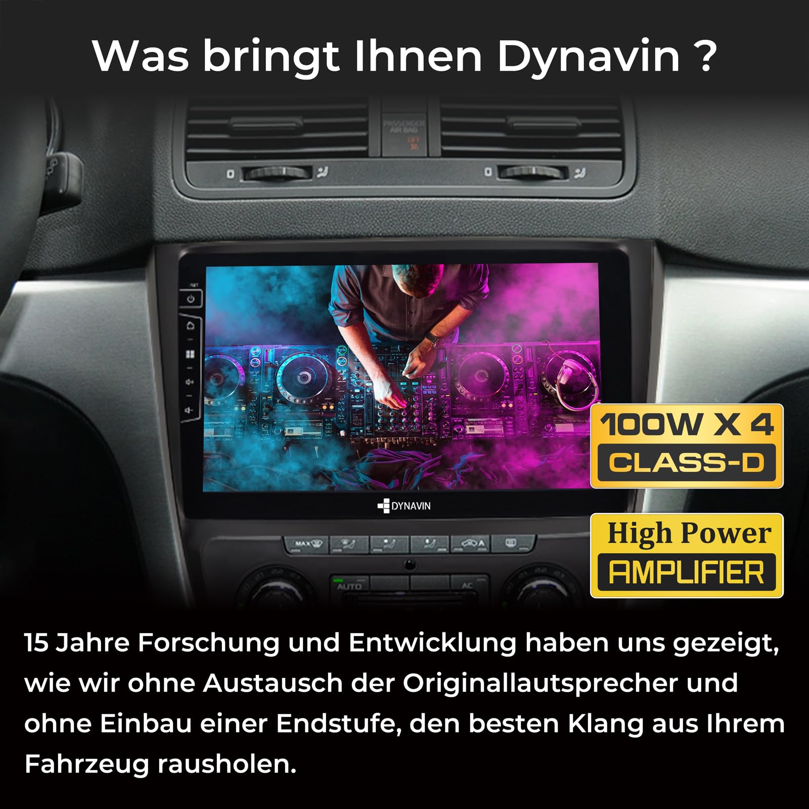 DYNAVIN Android Autoradio Navi für Skoda Yeti 2009-2017, 10,1 Zoll OEM Radio mit Wireless Carplay und Android Auto | Head-up Display | Inkl. DAB+: D9-151 Premium Flex