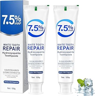 Hydroxylapatit Zahnpasta 7,5% Nano, fluoridfrei, 2er