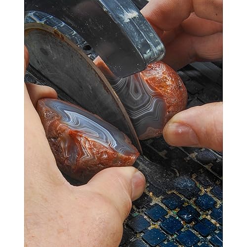 Miniatura 7 de Hi-Tech Diamond Sierra lapidaria de 6 pulgadas, sierra de roca para cortar rocas y vidrio, cortador de piedra, herramientas eléctricas, recortar