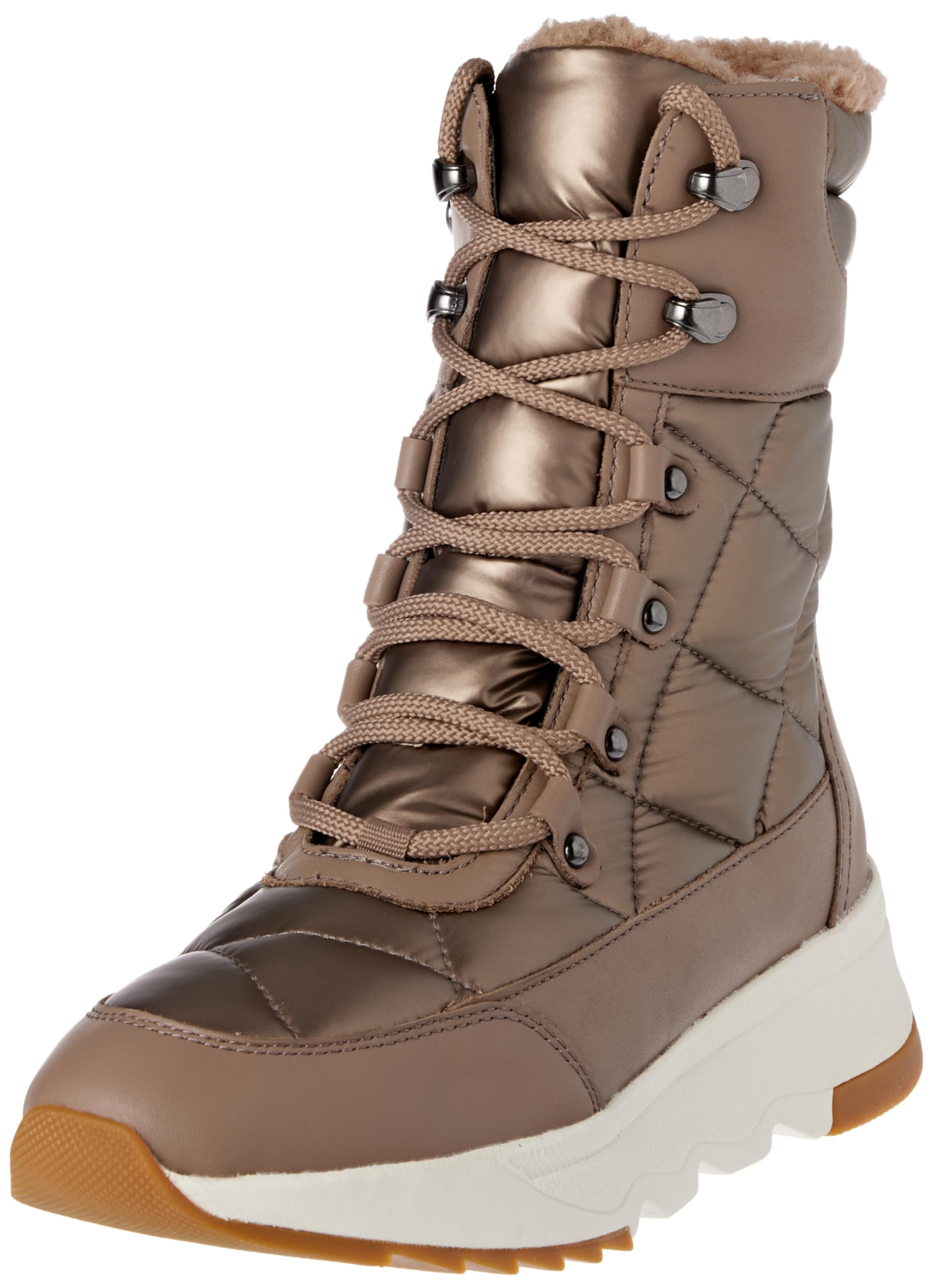 Geox Women's D Falena B ABX Ankle Boots, brown, 7.5 UK