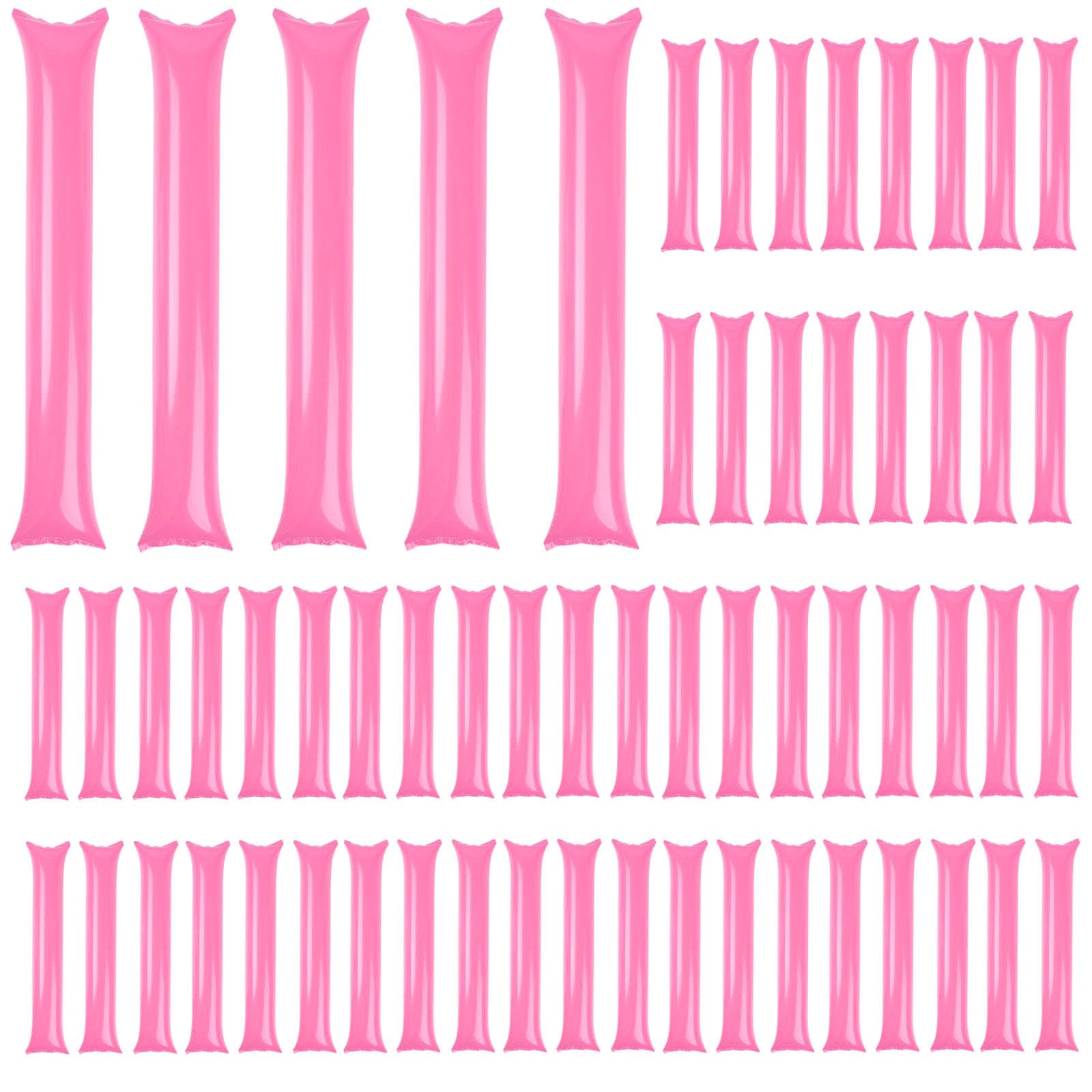 140 szt. Thunder Sticks, pogrubione kije cheering Team Spirit Boom Sticks, plastikowe kije dopingujące, nadmuchiwane pioruny, sportowe okrzyki koszykówki, imprezy piłkarskie, imprezy taneczne