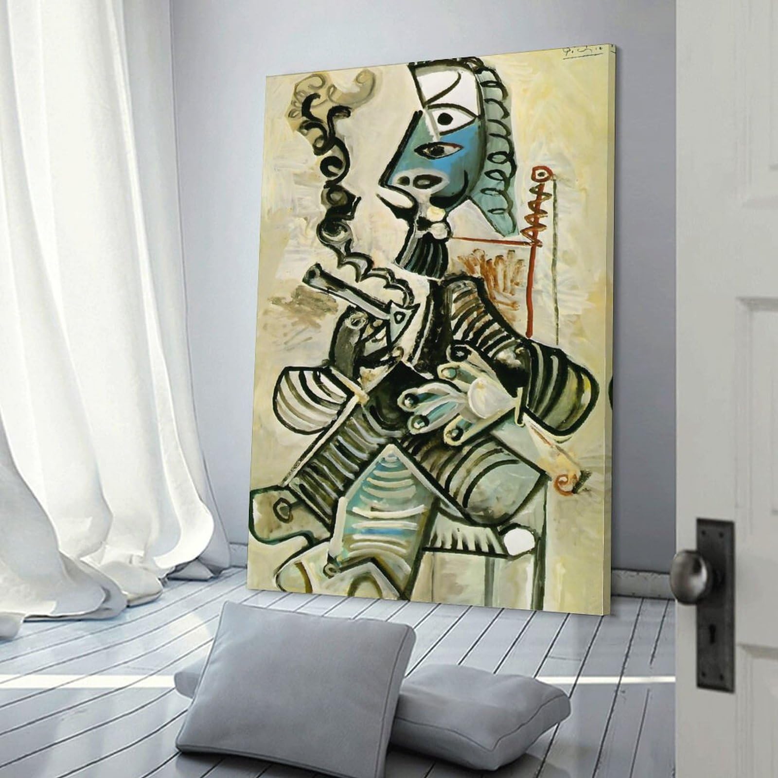 Amazon.co.jp: Pablo Picasso パブロ・ピカソ（パイプを持つ男） (2