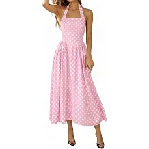 Lingswallow Women Vintage Polka Dot Dress - Retro Tea Party & Cocktail Dress for Wedding Guest, and Casual Wear