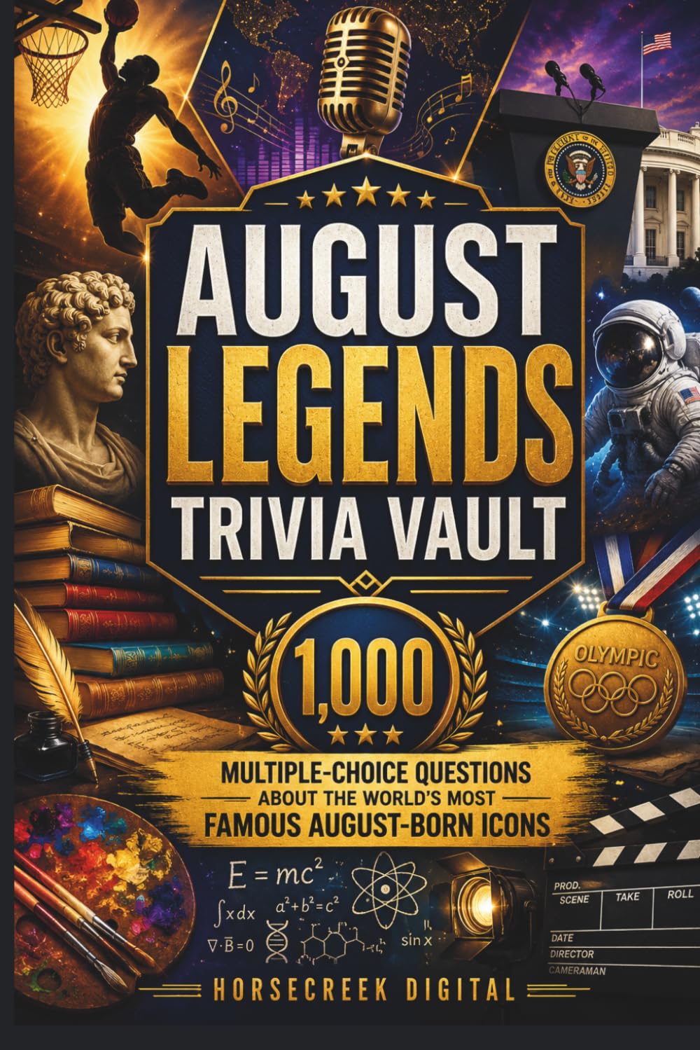 August Legends Trivia Vault: 1,000 Multiple-Choice Questions About Famous People Born in August (Monthly notable births)