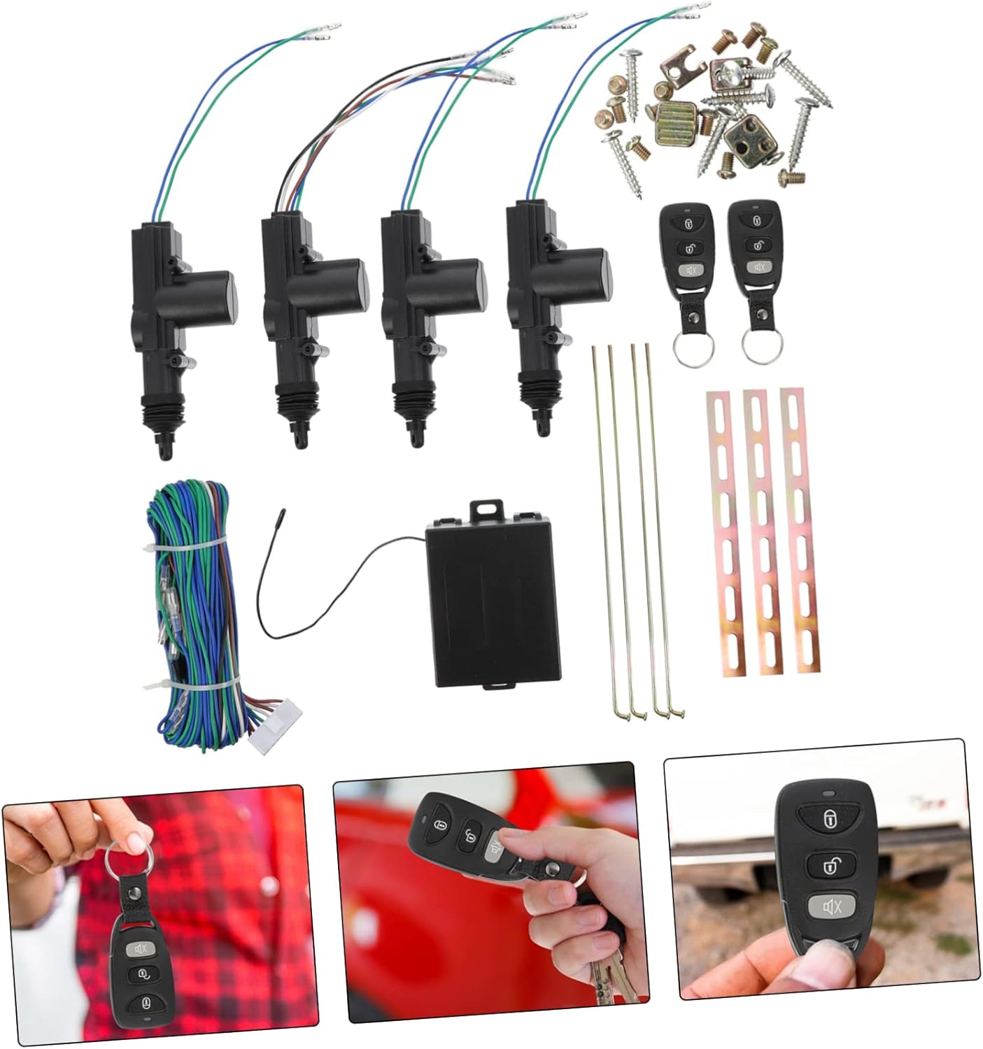 Cabilock Stabilized Frequency Remote Central Locking for Car Door Central Lock Kit Auto Anti-Theft Lock Safe Practical