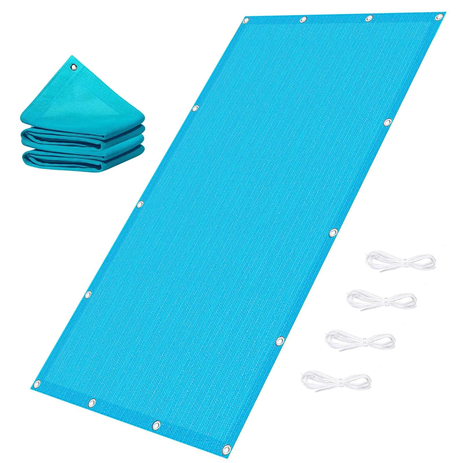 Filet brise vue bleu ciel 1.4 x 6.5 m pour bloquer les rayons UV